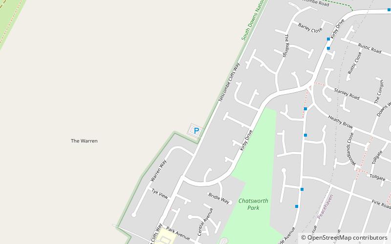 Telscombe location map