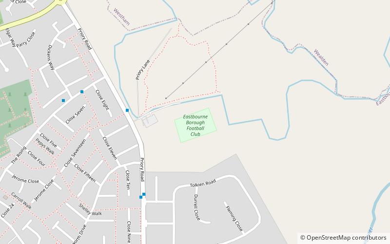 Priory Lane location map