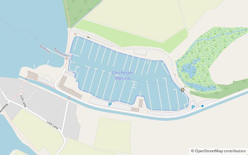 Chichester Marina location map