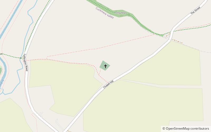 Lullington Church location map
