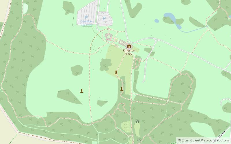 Philae obelisk location map
