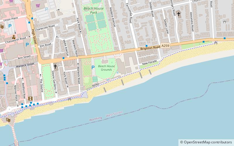 splashpoint leisure centre worthing location map