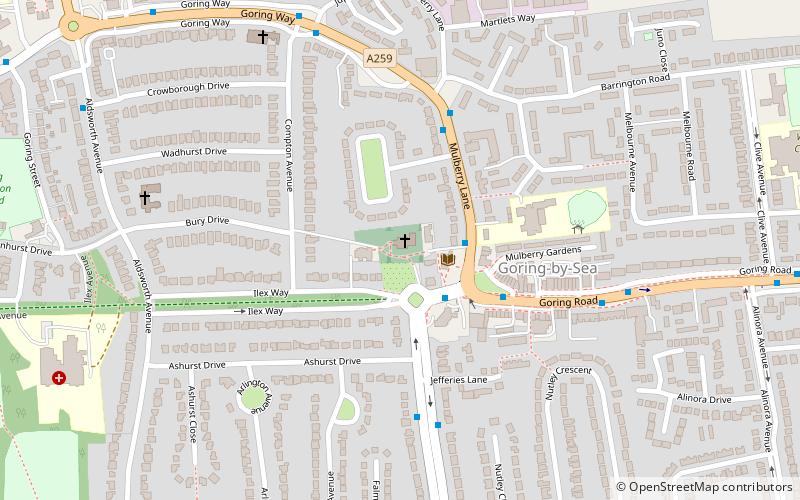 St Mary's Church location map