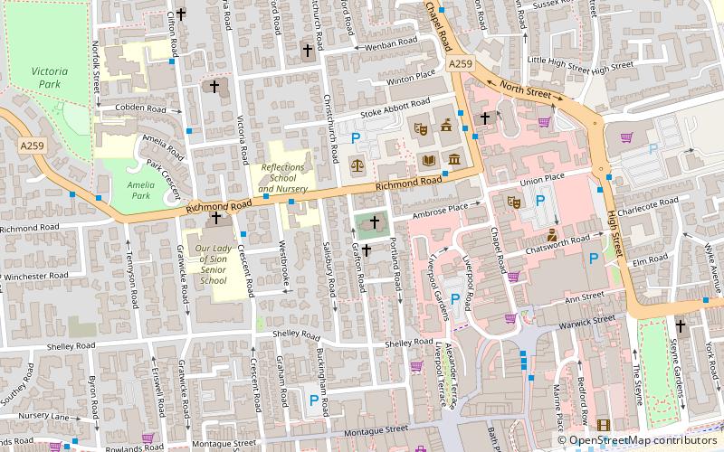 Christ Church location map