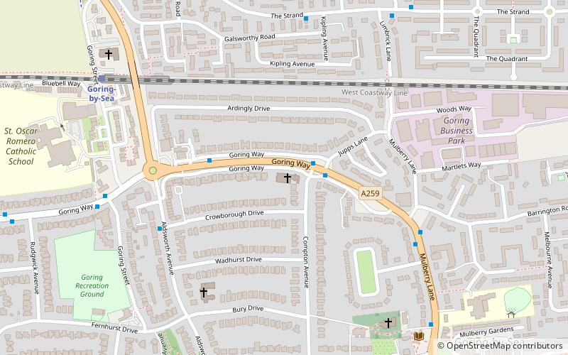 English Martyrs Catholic Church location map