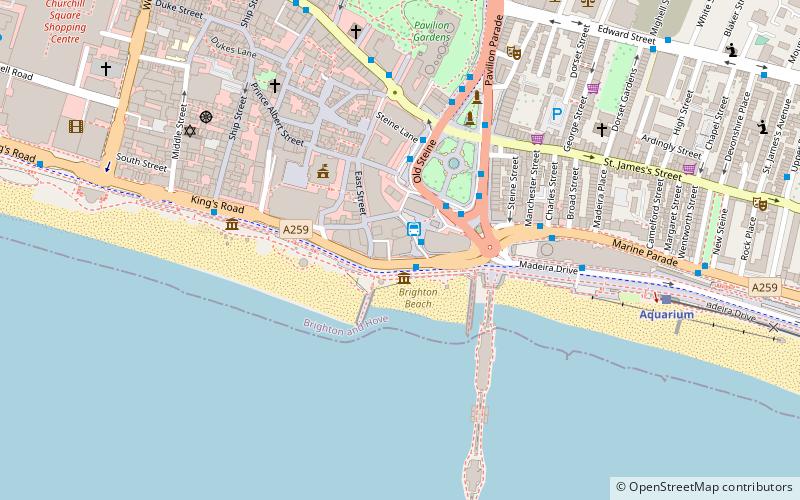 Grosvenor Casino Brighton location map
