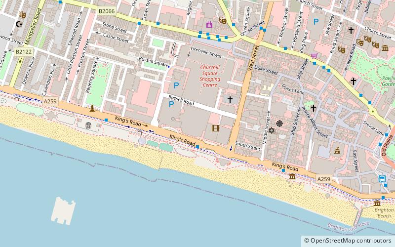 Brighton Centre location map