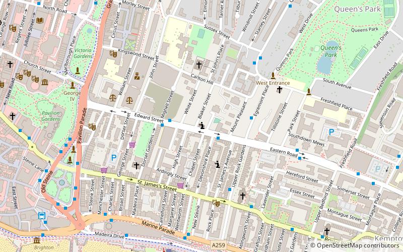 Brighton and Hove National Spiritualist Church location map