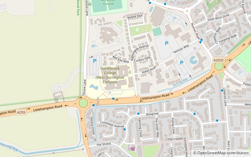 northbrook college worthing location map