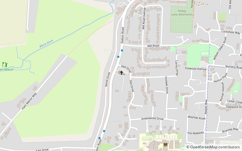 Angmering Baptist Church location map