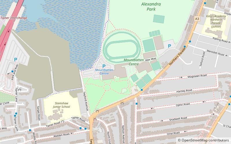 Mountbatten Centre location map