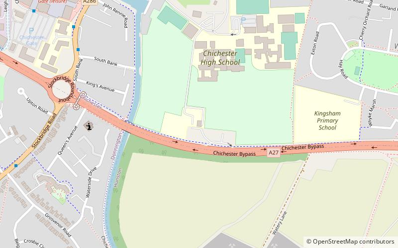 Chichester Planetarium location map