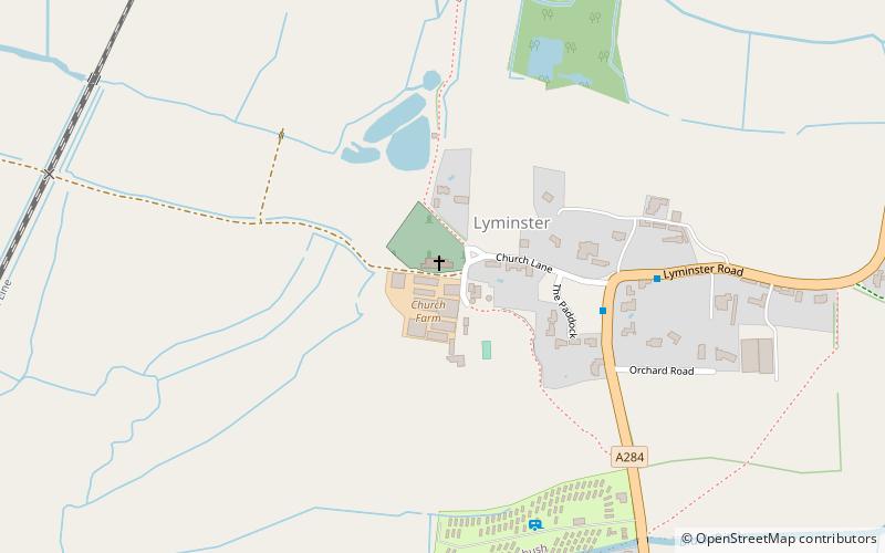 Lyminster Priory location map