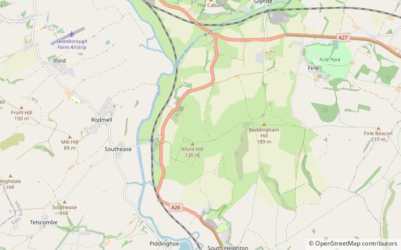 Asham Quarry location map