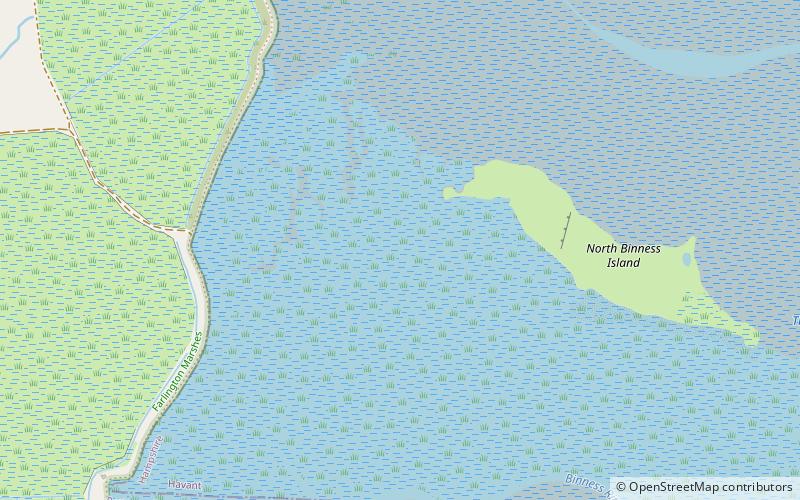 North Binness Island location map