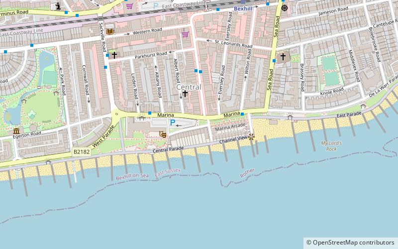 Bexhill Rotary Club Coin Collector location map