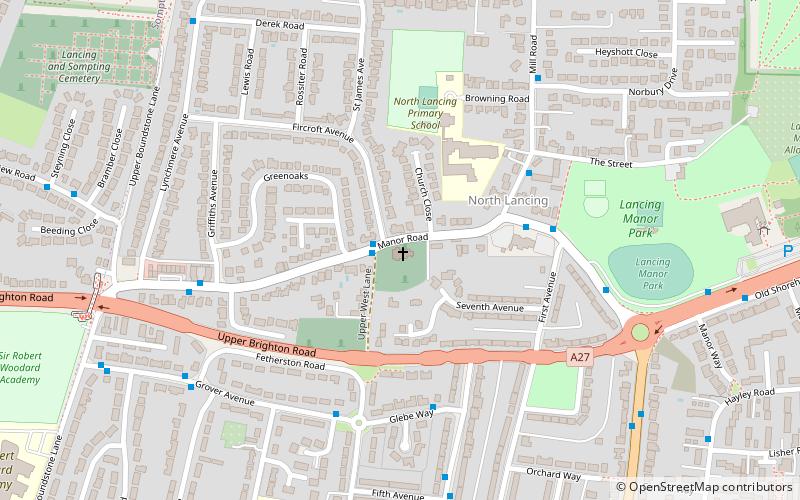 St James the Less Church location map