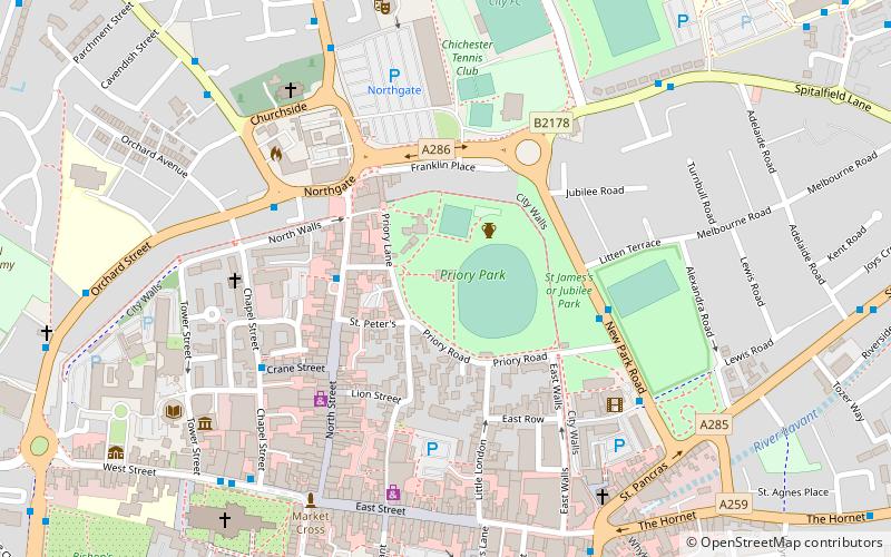 Chichester Guildhall location map