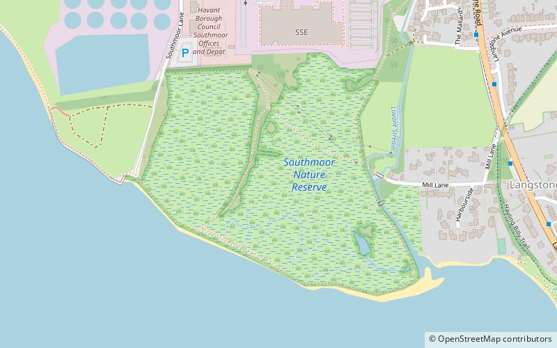 Southmoor Nature Reserve location map