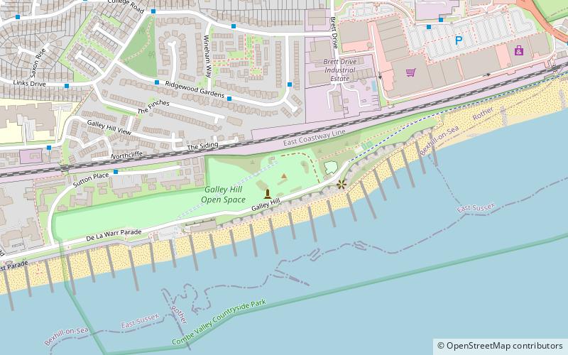 Galley Hill Open Space location map