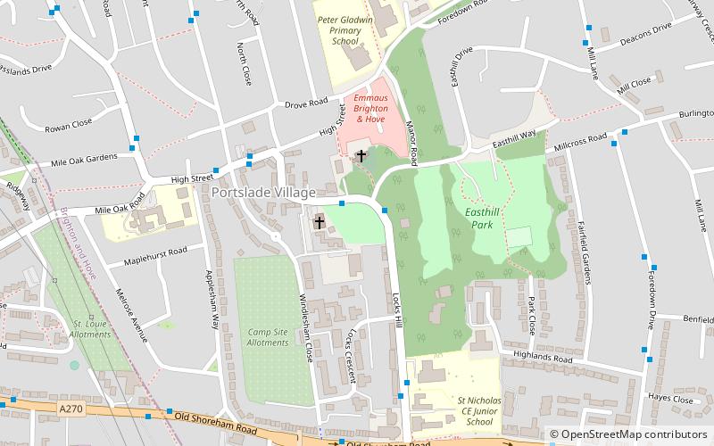 Portslade Manor location map