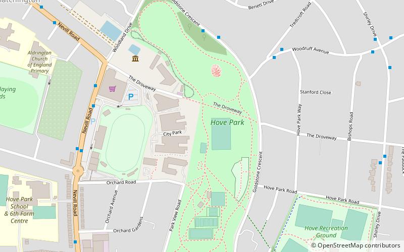 Hove Park location map