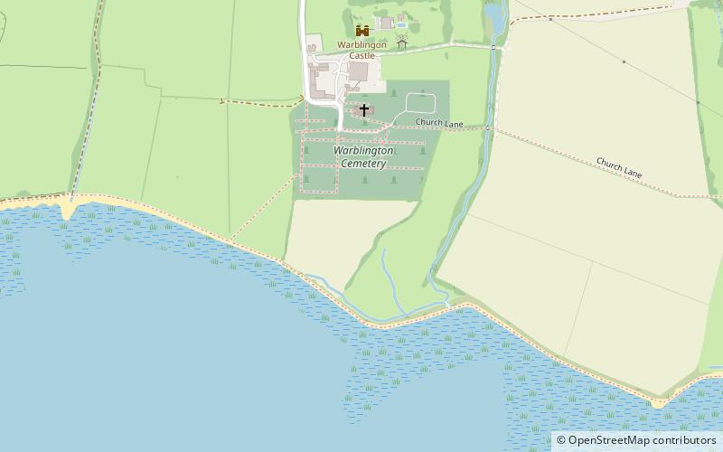 Warblington Meadow location map