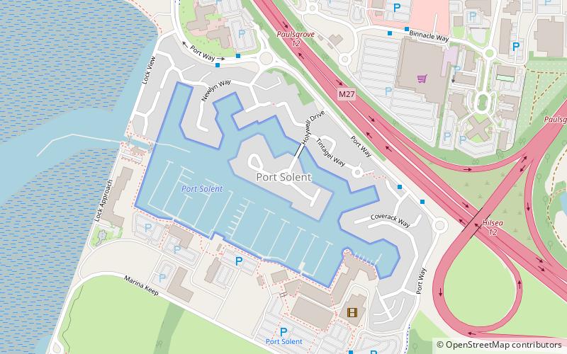 Port Solent location map