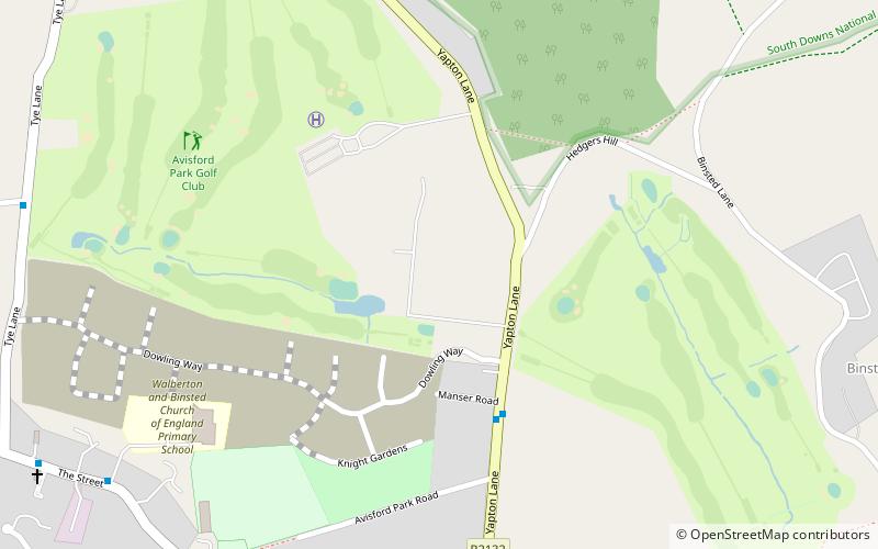 Avisford Park Golf Club location map