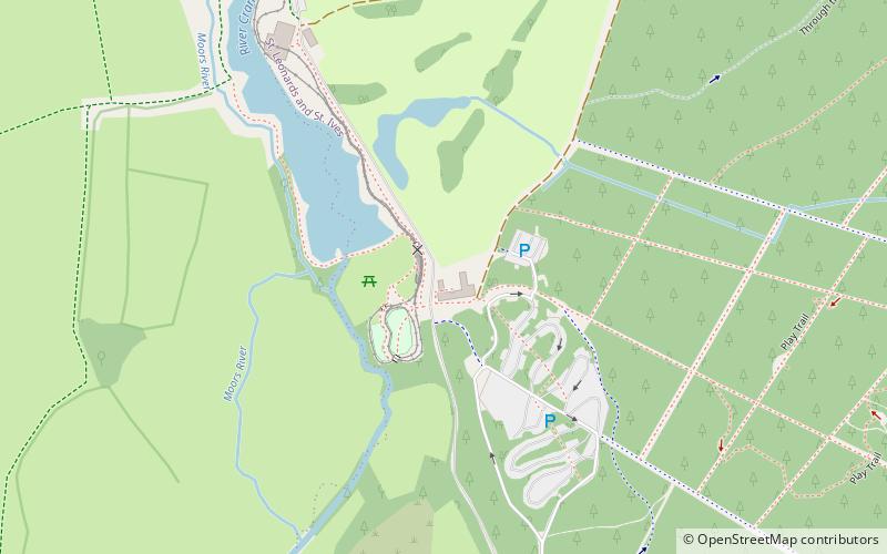Moors Valley Country Park location map