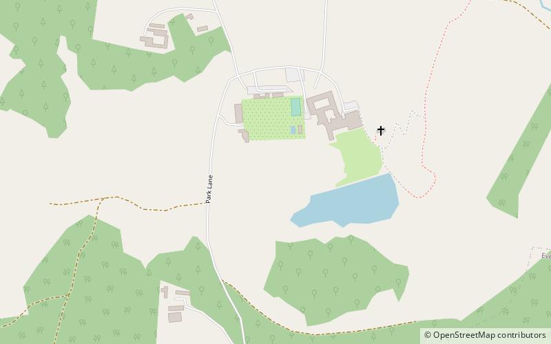 Melbury Down location map