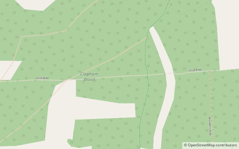 Clapham Wood location map