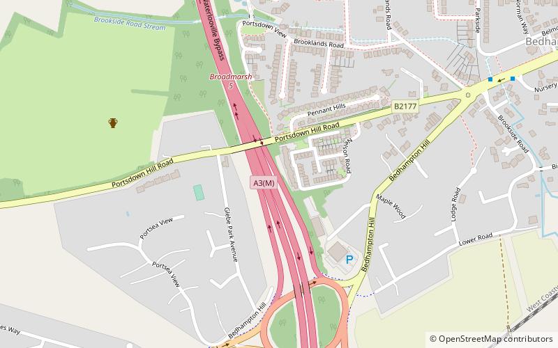 keydell house havant location map