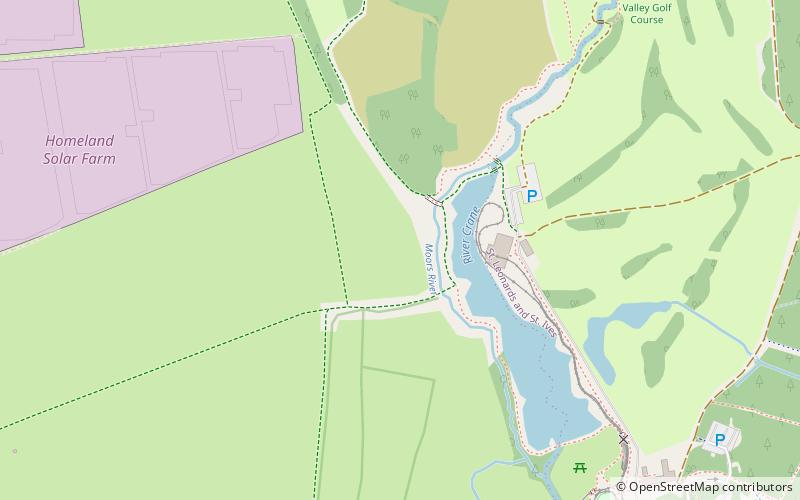 Moors Valley Railway location map