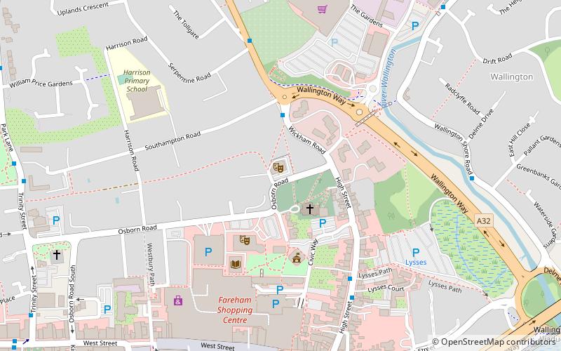 ashcroft arts centre fareham location map