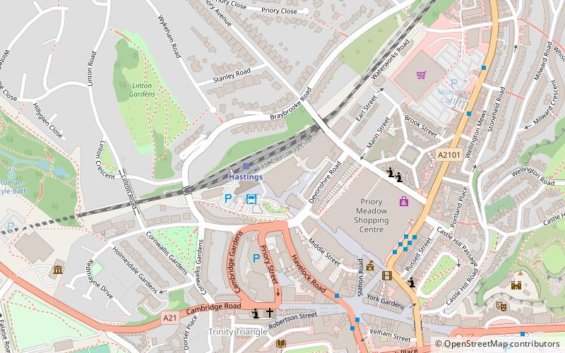 east sussex college hastings location map