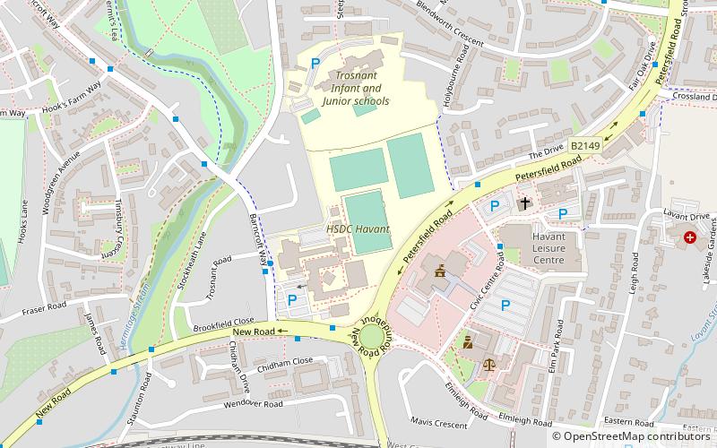 havant and south downs college location map