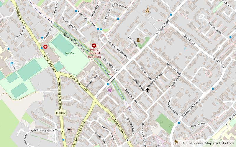 north dorset blandford forum location map