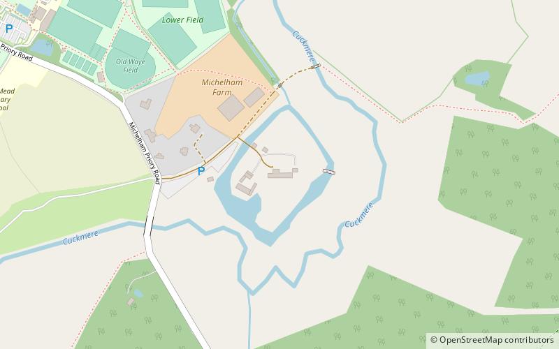 Michelham Priory location map