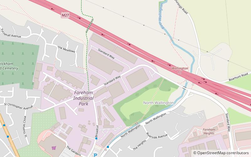 solent arena fareham location map