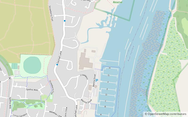 Hamble Yacht Services location map