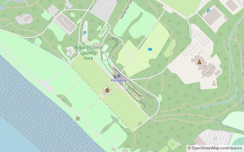 Royal Victoria Railway location map