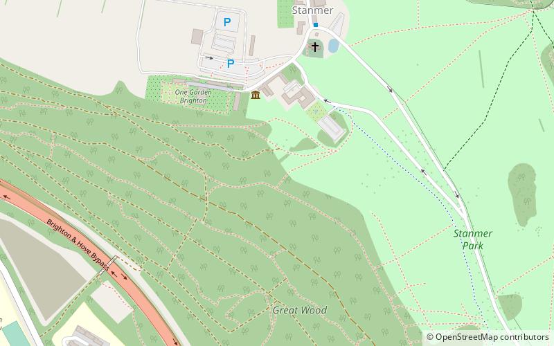 Stanmer Park location map