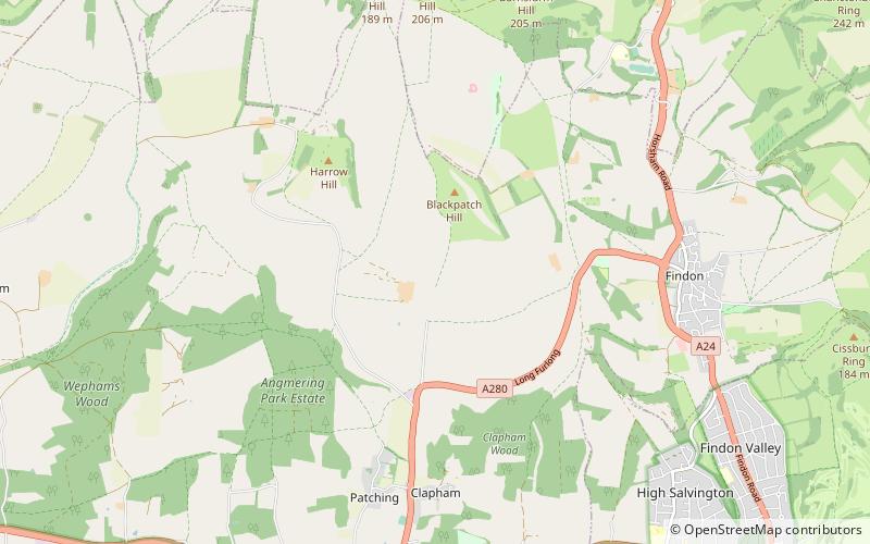 blackpatch storrington location map