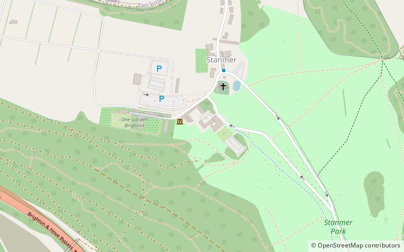 Stanmer House location map