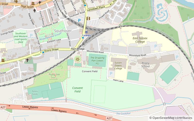 The Dripping Pan location map