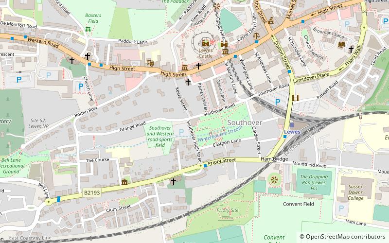 Southover Grange location map