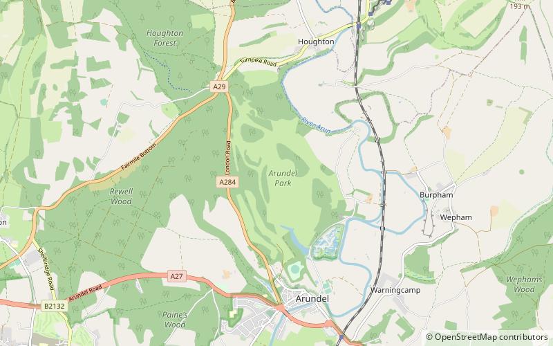 Arundel Park location map