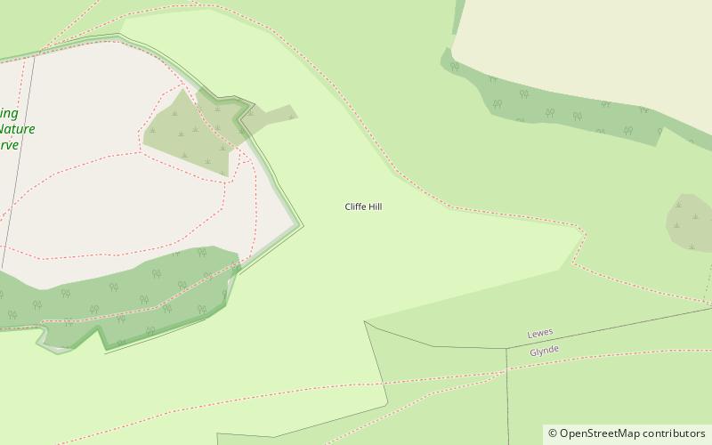 Cliffe Hill location map