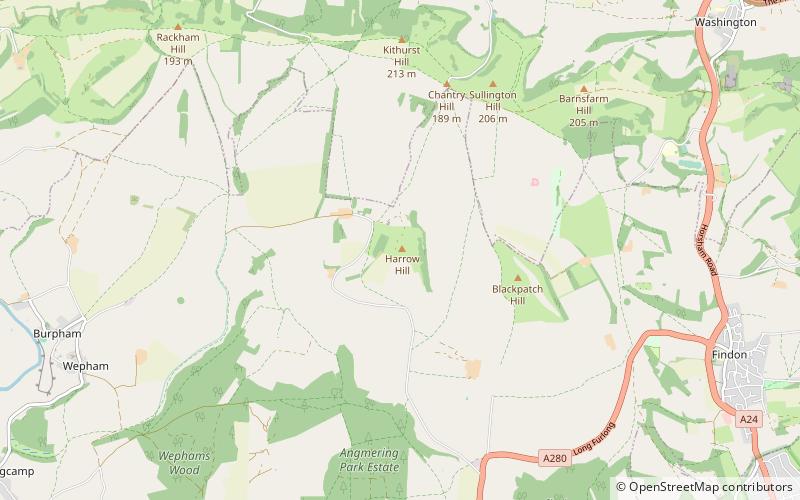 Harrow Hill location map